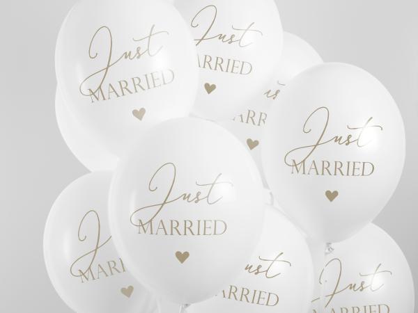Latexballons - SET: Just Married - je ø 30cm